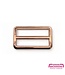 ZipperZoo 2-Pack Sliding Buckle Tight - 38mm - Rose Gold