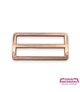 ZipperZoo 2-pack schuifgesp strak - 50 mm - rosé goud