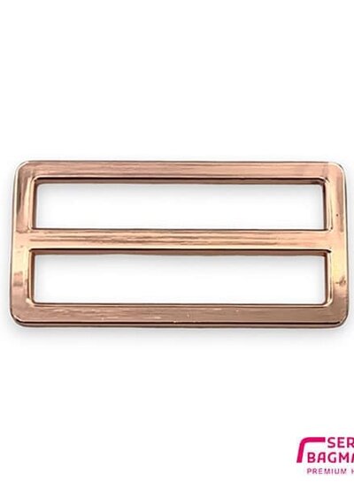 ZipperZoo 2-pack schuifgesp strak - 50 mm - rosé goud