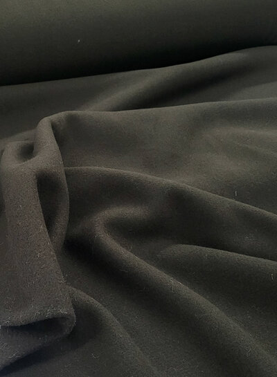 M. brown soft coat fabric