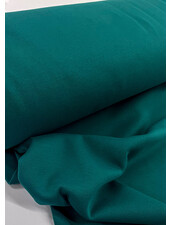 M. petrol green - thick jogging, softly roughened on the inside