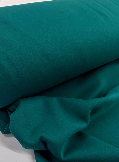 M. petrol green - thick jogging, softly roughened on the inside