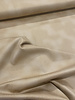 beige - soepel kunstleer voor kleding - zachte achterkant