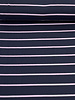 M. navy blue and lilac - striped and ribbed - jersey