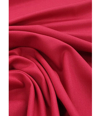 cherry red - woven bamboo - recycled, very supple fabric and no wrinkles