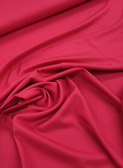 M. cherry red - woven bamboo - recycled, very supple fabric and no wrinkles