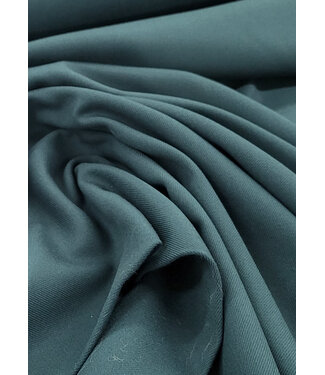 Madeline petrol green - woven bamboo - recycled, very supple fabric and no wrinkles