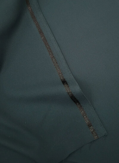 FM26 petrol green - woven bamboo - recycled, very supple fabric and no wrinkles