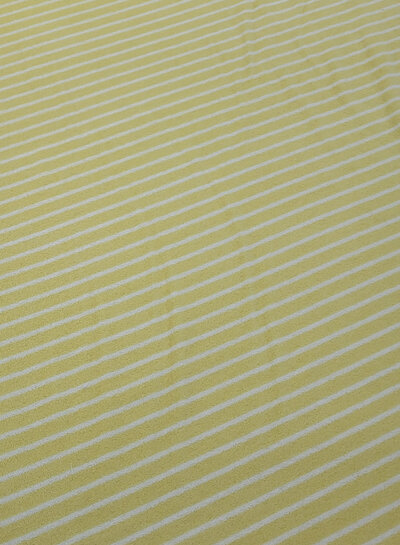 M. striped yellow - sponge - stretchy terry cloth