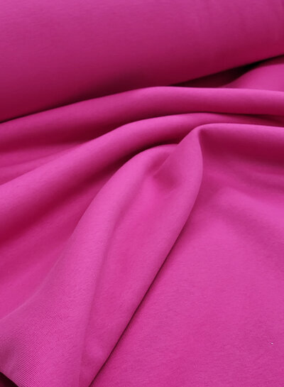 Madeline fuchsia - thick jogging, softly roughened on the inside v