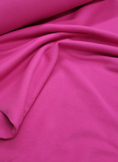 Madeline fuchsia - thick jogging, softly roughened on the inside v