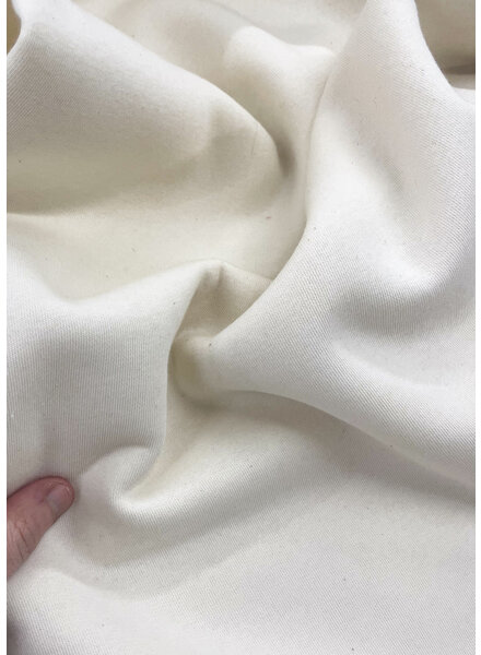 Madeline natural beige - thick jogging, softly roughened on the inside