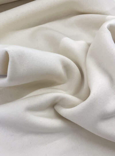 Madeline natural beige - thick jogging, softly roughened on the inside