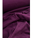 Swafing aubergine - zachte warme katoen fleece