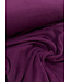 Swafing aubergine - zachte warme katoen fleece