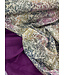 Swafing aubergine - zachte warme katoen fleece