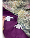 Swafing aubergine - zachte warme katoen fleece