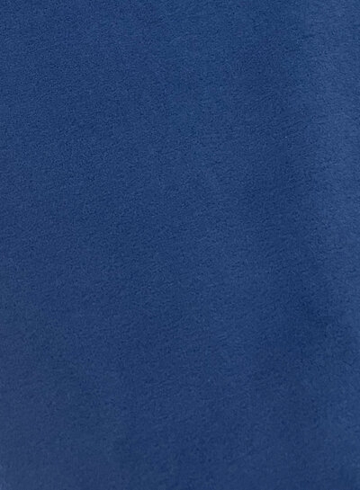 Swafing indigoblauw - zachte warme katoen fleece