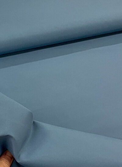 Madeline dusty blue - matte - trench coat fabric