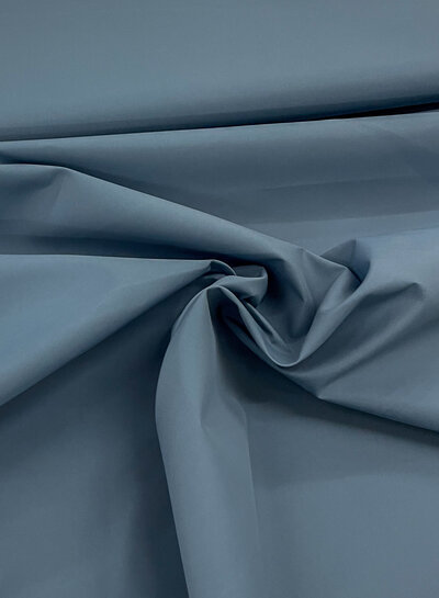 M. dusty blue - matte - trench coat fabric