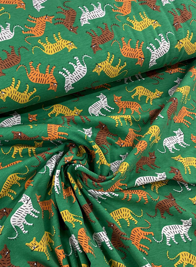 M. tijgers - groen tricot