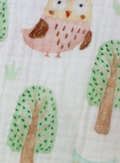 Madeline owls - tetra / double gauze