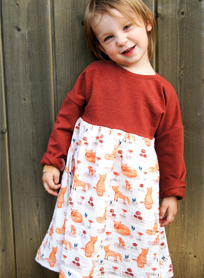 Madeline rode vos - tetra / double gauze