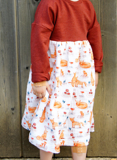 Madeline rode vos - tetra / double gauze