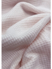 M. soft pink with waffle structure - knitted viscose