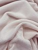 M. soft pink with waffle structure - knitted viscose