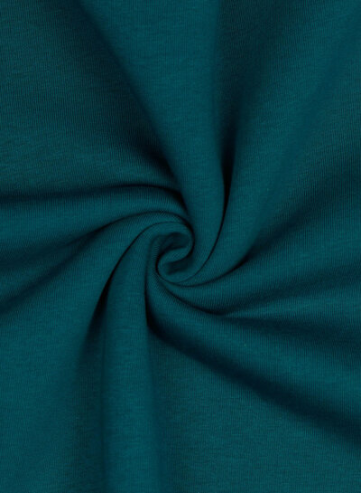M. petrol blue - thick jogging, softly roughened on the inside