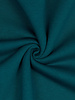 Madeline petrol blue - thick jogging, softly roughened on the inside