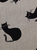 M. zwarte katten - canvas