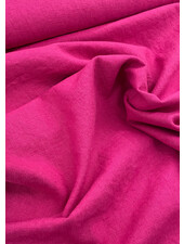 M. 100% washed linnen fuchsia