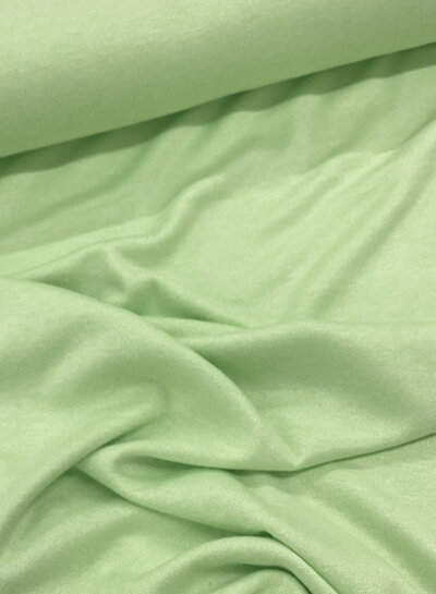 M. pastel green - knitted rayon with a subtle sparkle
