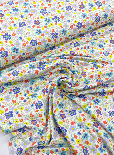 M. small flowers in fristi colors - jersey