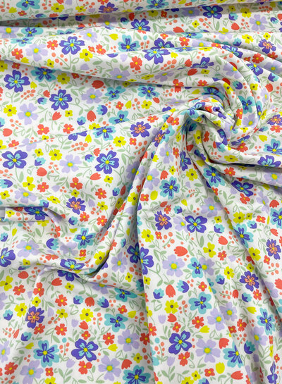 M. small flowers in fristi colors - jersey