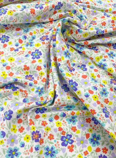 M. small flowers in fristi colors - jersey