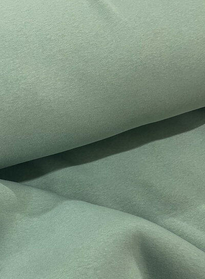 Madeline dusty mint - dikke jogging, zacht opgeruwd aan de binnenkant Q