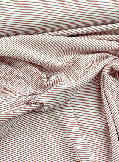 M. pink - fine stripes jersey