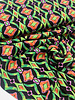 M. neon groen diamonds - viscose