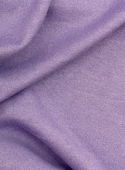M. lilac - knitted rayon with a subtle sparkle
