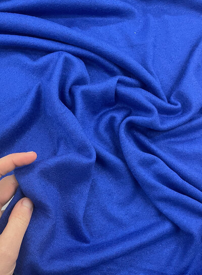 M. cobalt blue - knitted rayon with a subtle sparkle