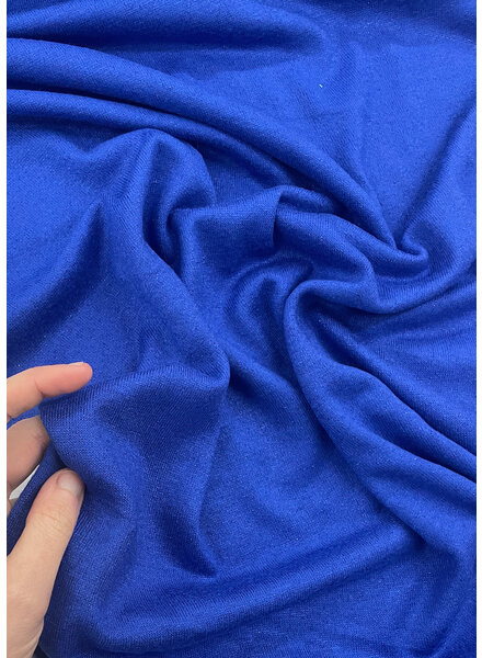 M. cobalt blue - knitted rayon with a subtle sparkle