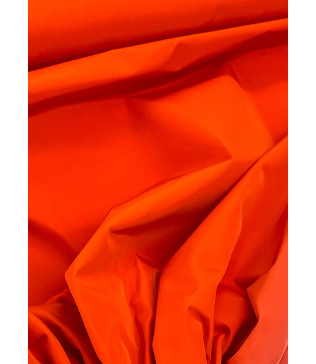 Madeline hermès oranje - stof voor regenjassen