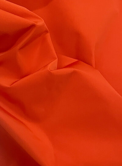 Madeline hermès orange trench coat fabric