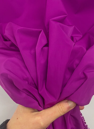 M. fuchsia trench coat fabric