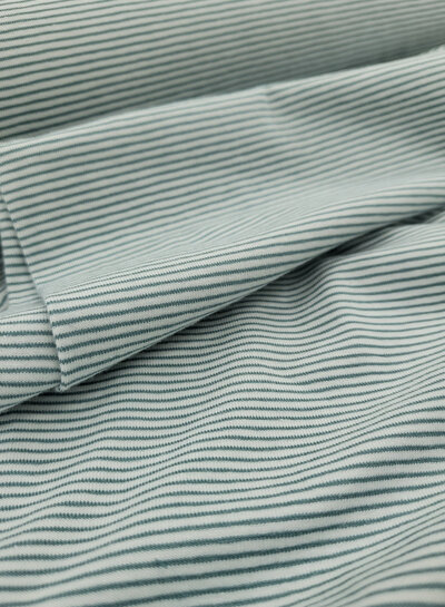 M. mint green - fine stripes jersey