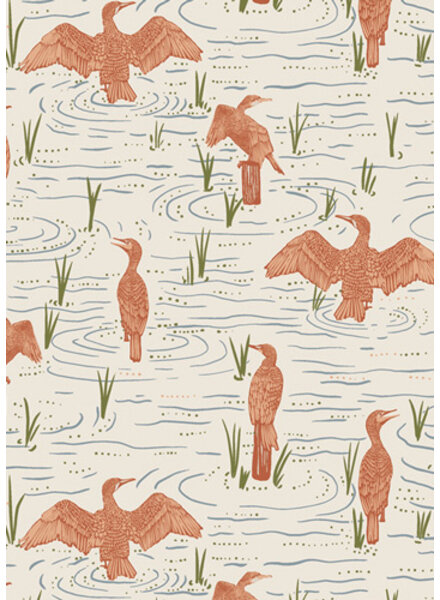 ART GALLERY FABRICS Bird watching lively - katoen