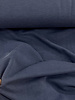 M. jeansblauw - viscose jersey met pique structuur